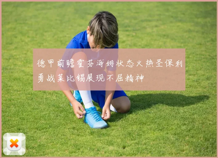 德甲前瞻霍芬海姆状态火热圣保利勇战莱比锡展现不屈精神